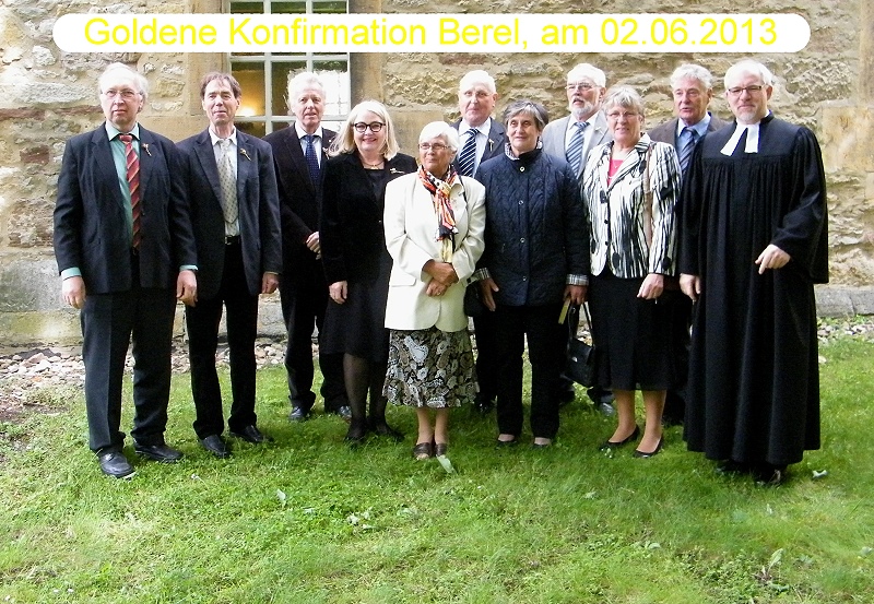 Foto Goldene Konfirmation 2013